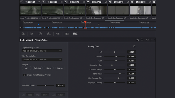 Dolby Vision Trims License